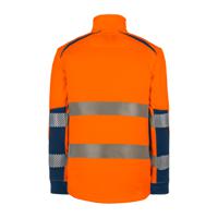 sweatlgh01oml T2S Orange/Navy Unisex Hi Vis Sweatshirt, L