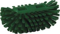 70372 Vikan Hard Bristle Green Scrubbing Brush, 40mm bristle length, Polyester bristle material