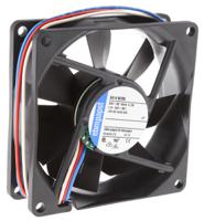 8414n2gl ebm-papst 8400 N Series Axial Fan, 24 V dc, DC Operation, 33m³/h, 700mW, 80 x 80 x 25mm
