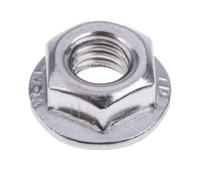 725-9669 RS PRO Stainless Steel Flanged Hex Nut, DIN 6923, M6