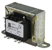 504-779 RS PRO 6VA 2 Output Chassis Mounting Transformer, 12V ac, IEC 61558-2-6
