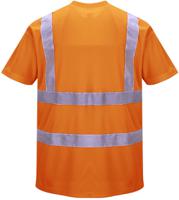 124-8212 Portwest Orange Unisex Hi Vis T-Shirt, L