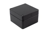 1590z090bk Hammond 1590Z Series Black Die Cast Aluminium Alloy General Purpose Enclosure, IP68, 140 x 140 x 91mm