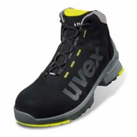 8545843 uvex 1 Black, Grey, Yellow ESD Safe Composite Toe Capped Unisex Safety Boots, UK 9, EU 43