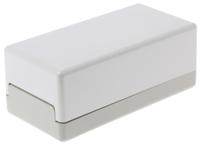 a9011065 OKW Flat-Pack Case Series Grey ABS Enclosure, IP40, White Lid, 100 x 50 x 40mm