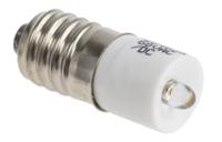 204-833 RS PRO White LED Indicator Lamp, 60V ac/dc, E10 Base, 10mm Diameter, 200mcd