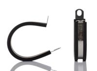 253-8566 RS PRO 40mm Black, Stainless Steel 304 P Clip