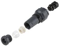 pxp701106pst0709 Bulgin Circular Connector, 6 Contacts, Cable, Standard Connector, Plug, Male, IP66, IP68, IP69K, Buccaneer 7000 Series