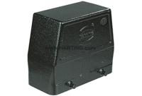 19370240528 HARTING Han M Heavy Duty Power Connector Housing, M40 Thread, Side Entry