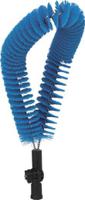 53743 Vikan Medium Bristle Blue Scrubbing Brush, 25mm bristle length, Polyester bristle material