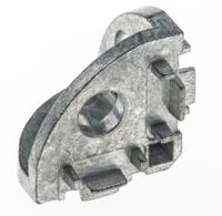 180-9138 RS PRO M5 Angle Bracket, Connecting Component, Strut Profile 20 mm, Groove Size 5mm