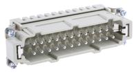 09330242616 HARTING Heavy Duty Power Connector Insert, 16A, Male, Han ES Series, 24 Contacts