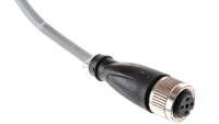 v1-g-10m-pvc Pepperl + Fuchs Female 4 way M12 to Free End Sensor Actuator Cable, 10 m