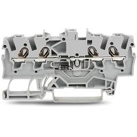 2001-14111000-410 WAGO 2001-1411/1000-410 TOPJOB S Series Grey, 1.5mm², 1-Level, Push-In Cage Clamp Termination