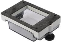 297-1184 RS PRO Grey Polycarbonate IP44 Inspection Window for use with 46277-3, DIN 43880