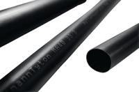 323-00105 HellermannTyton Adhesive Lined Heat Shrink Tubing, Black 33mm Sleeve Dia. x 1m Length Up to 4:1 Ratio, MA40 Series