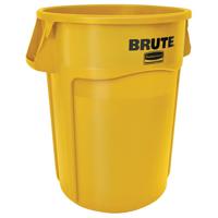 fg264360yel Rubbermaid Commercial Products Vented Brute 44gal Yellow Waste Bin