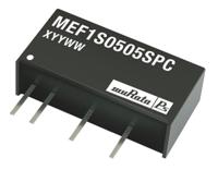 mef1s0305spc Murata Power Solutions MEF1 DC-DC Converter, 5V dc/ 200mA Output, 3.13 → 3.46 V dc Input, 1W, Through Hole,