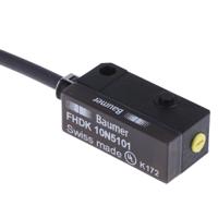 fhdk-10n5101 Baumer Diffuse Photoelectric Sensor, Block Sensor, 20 mm → 120 mm Detection Range