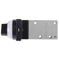 vm430-01-34b SMC Twist Selector 3/2 Pneumatic Manual Control Valve VM400 Series, Rc 1/8, 1/8in, III B