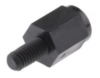 htsn-m4-10-8-2 Essentra Standoff, M4 Thread, 10mm Body, Nylon, Male/Female