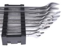 6m8c Bahco 6M Series 8-Piece Spanner Set, 6 x 7 → 20 x 22 mm, Vanadium Extra Steel