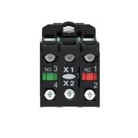 xb5aw31g5 Schneider Electric XB5 Series Illuminated Push Button, 22mm Cutout, 1 NO + 1 NC, 240V, IP66, IP67, IP69