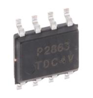 pam2863ecr DiodesZetex PAM2863ECR LED Driver IC, 4.5/40 V dc 2 A 8-Pin SOP