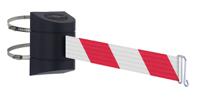 897c-33-d3-wcte Tensator Black Plastic Retractable Barrier, 4.6m, Red, White Tape
