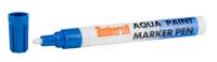 32496-ab Ambersil Blue 4.5mm Medium Tip Paint Marker Pen for use with Glass, Metal, Plastic