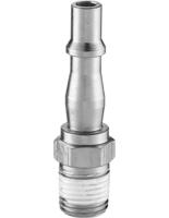 brp-066152p2 PREVOST Treated Steel Male Plug for Pneumatic Quick Connect Coupling, G 3/8 Male Threaded