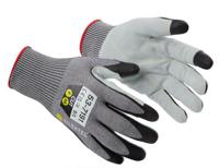 53-719111 Tilsatec 53 7191 Performance Grey Yarn Work Gloves, Size 11, Leather, Nitrile Foam Coating