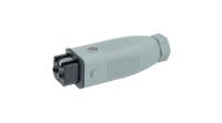 stak-200 Hirschmann, ST IP54 Grey Cable Mount 2 + PE Industrial Power Socket, Rated At 10A, 250 V
