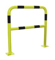 840-0629 RS PRO Black & Yellow Steel Protection Barrier