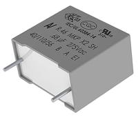 r463r410040m1m KEMET R46 Polypropylene Film Capacitor, 310V ac, ±20%, 1μF, Through Hole