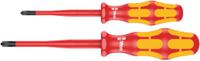 05006470001 Wera Pozidriv; Slotted Insulated Screwdriver Set, 2-Piece