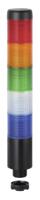 69826075 Werma Kompakt 37 Series Blue, Clear, Green, Red, Yellow Signal Tower, 5 Lights, 24 V