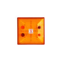 212898 Clifford & Snell FD40 Series Amber Flashing Beacon, 24 V dc, Surface Mount, LED Bulb, IP65