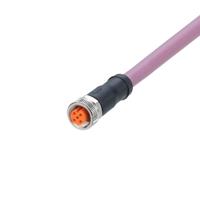 evc940 ifm electronic Female 5 way M12 to Female 5 way M12 Communication Cable, 5 m