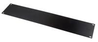 439-3328 RS PRO Black Aluminium Front Panel, 2U, 21HP, 482.6 x 88.1mm