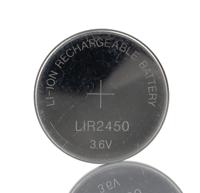 183-4295 RS PRO LIR2450 3.6V Lithium Button Rechargeable Battery, 120mAh