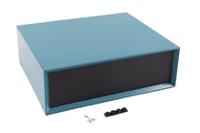 1426w-b Hammond 1426 Blue, Aluminium & Steel Enclosure, 305 x 254 x 102mm