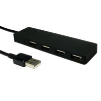 nlusb2-204c NewLink 4 Port USB 2.0 USB A  Hub, USB Powered, 195 x 108 x 20mm
