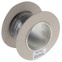 285-7662 RS PRO Black 0.1mm² Hook Up Wire, 27 AWG, 26/0.07 mm, 100m, PVC Insulation