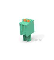 2842500-2 TE Connectivity 2842 Series PCB Terminal Block, 2-Contact, 3.81mm Pitch, Board Mount, 1-Row, Push In Termination
