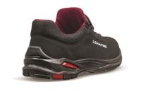 rills30nr40 LEMAITRE SECURITE RILEY LOW Unisex Black, Red Aluminium Toe Capped Safety Trainers, UK 6.5, EU 40