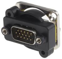 ehhd15mm Switchcraft D Sub Adapter Male 15 Way D-Sub to Male 15 Way D-Sub