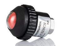 5vs-412-800 Norgren Green, Red Panel Mounting Visual Indicator, 8.6bar, G 1/8 inlet port, 30mm mount hole