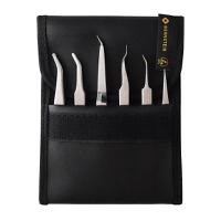 5-050 Bernstein 110 mm, 115 mm, 120 mm, Stainless Steel, ESD Tweezer Set