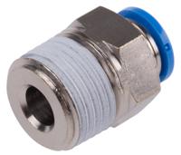 qs-12-10 Festo QS Series Straight Threaded Adaptor, R 1/2 Male to Push In 10 mm, Threaded-to-Tube Connection Style, 190646